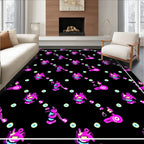 Whimsical Character Patterned Fun Rug
