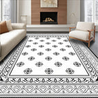 Classic Geometric Diamond Motif Rug