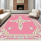 Pink Floral Vintage Inspired Rug