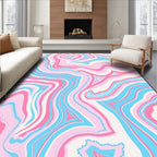 Transgender Pride Swirl Pattern Rug