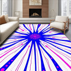 Vibrant Energy Burst Design Rug