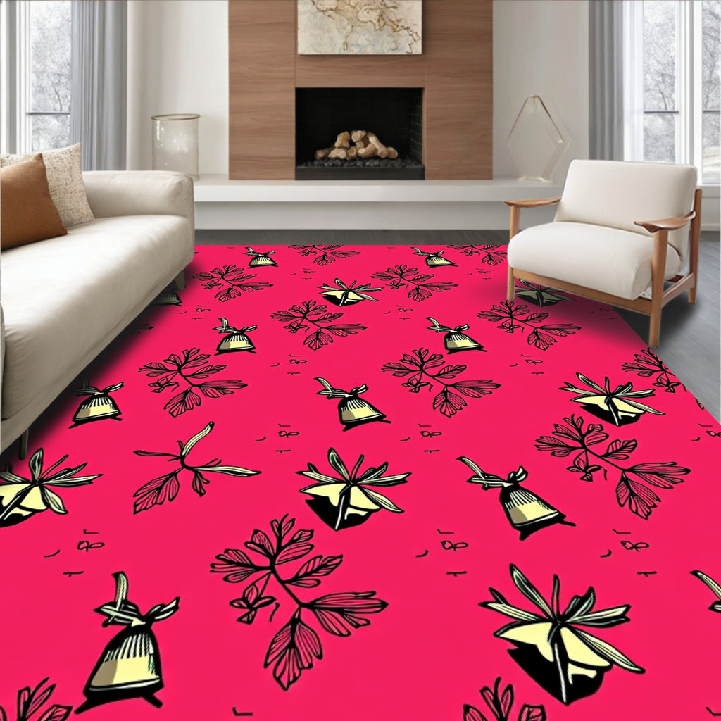 Bell And Branch Pattern Rug