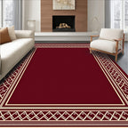 Classic Geometric Border Design Rug