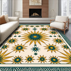 Sunburst Starburst Pattern Rug