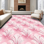 Art Deco Inspired Floral Pattern Rug