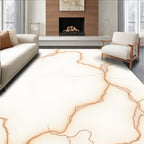 Abstract Veined Parchment Pattern Rug