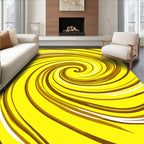 Sunny Swirl Warm Tones Rug
