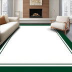Classic Emerald Green Border Design Rug