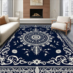 Ornate Circular Paisley Medallion Rug
