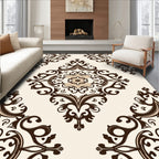 Classic Floral Symmetry Design Rug