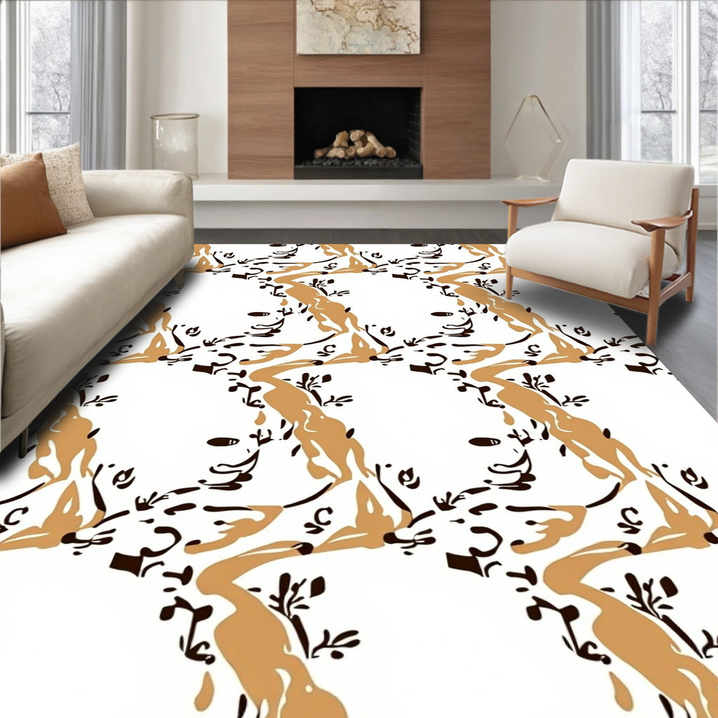 Abstract Organic Contemporary Pattern Rug