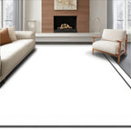 Simple Double Border Modern Rug