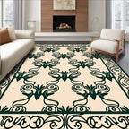 Regal Vintage Floral Scroll Rug