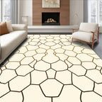 Organic Geometric Pattern Rug
