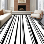 Bold Vertical Stripe Pattern Rug