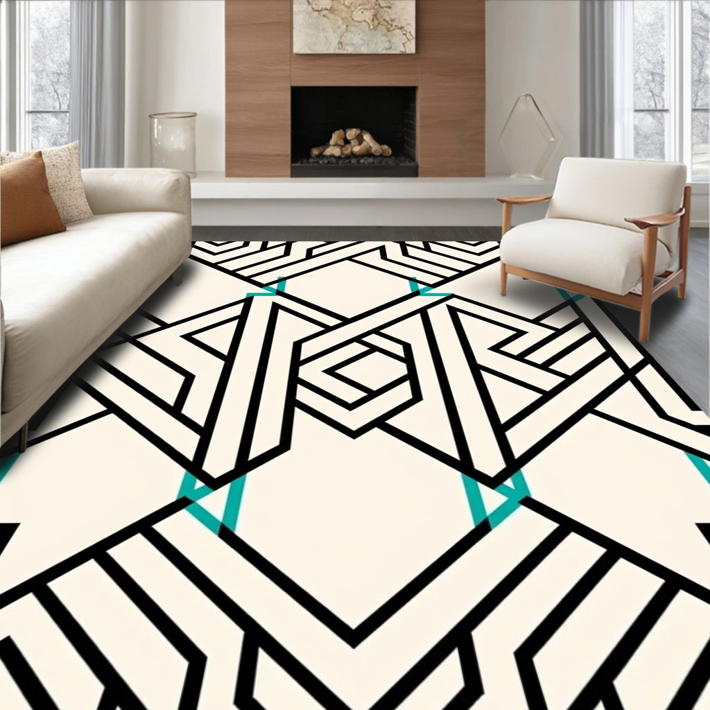 Geometric Abstract Style Rug