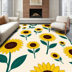 Sunflower Garden Pattern Rug