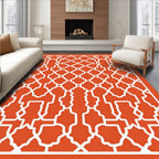 Intricate Geometric Arabesque Pattern Rug