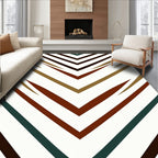 Geometric Chevron Design Rug
