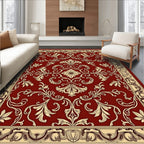 Ornate Floral Damask Pattern Rug