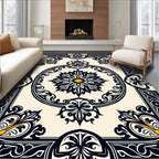 Ornate Floral and Scrollwork Rug