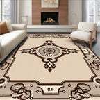Vintage Ornamental Frame Design Rug