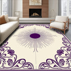 Regal Sunburst Border Design Rug