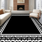 Ornate Vintage Lace Border Rug