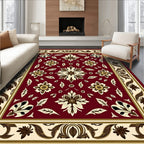 Ornate Floral Swirl Pattern Rug