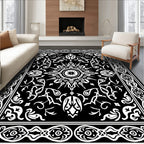 Intricate Classic Floral Mandala Design Rug