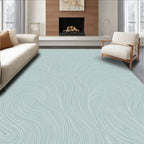 Wavy Abstract Line Pattern Rug
