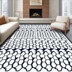 Abstract Hexagon Pattern Deco Rug