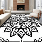 Ornate Mandala Patterned Rug