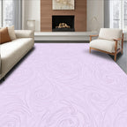 Serene Swirls Pastel Pattern Rug