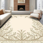 Foliage Birds Antique Style Rug