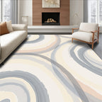 Soft Abstract Swirls Pattern Rug