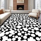 Abstract Plus Circle Pattern Design Rug