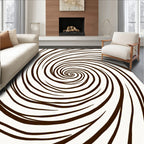 Abstract Swirl Pattern Rug
