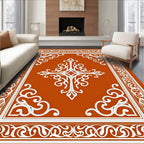 Traditional Floral Scrollwork Pattern Rug